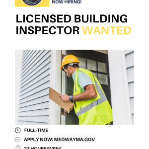 Licensed Building Inspector Wanted